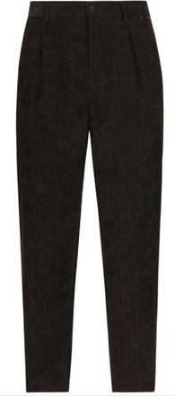 Dolce & Gabbana Slim-fit broek - Heren - Slim Fit Broeken - Zwart - XL - Broeken