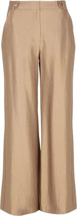 Freebird by Steven Pantalon Lolani - Dames - Broeken - Beige - Maat: XL Viscose