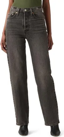 Levi's Ribcage High Waist Straight Leg Jeans in Automate Me at Nordstrom, Size 25 32