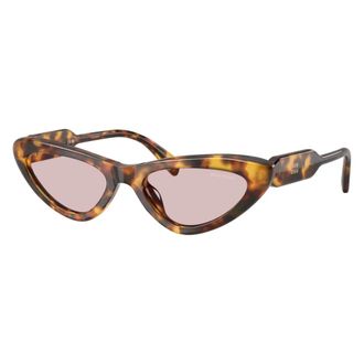 Miu Miu MU B11Su Sunglasses - unisex - Miu Miu - Sunglasses - Brown - 55 MM - Accessories