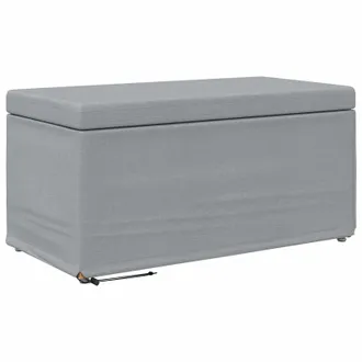 vidaXL Pouf Grigio Chiaro 81 X 41 X 40 Cm Vidaxl