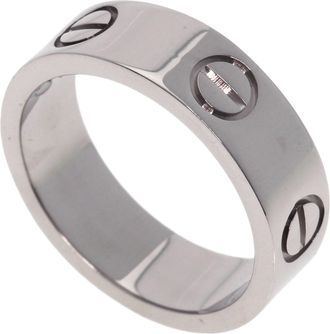 Cartier White Gold White Gold (18K) Band Ring (Pre-Owned)