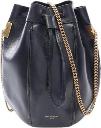 Saint Laurent Pre-owned Thalitha leren schoudertas - Dames - Vintage Tas - Zwart - ONE Size - Leer - Vintage
