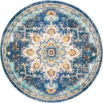 Safavieh Alfombra azul/azul claro 201 x 201 cm