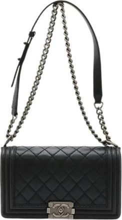 Chanel Pre-owned Boy Wild Stitch Shoulder Bag Black - - Pre-owned - Donna - Nero - ONE SIZE
