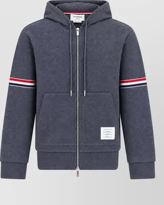 Thom Browne cotton zip up hoodie
