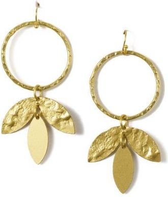 Matr Boomie Aamani Vine Hoop Earring in Gold at Nordstrom