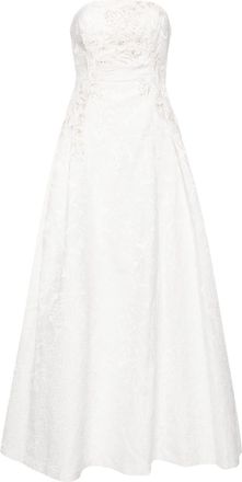 Sachin & Babi Belle embroidered-design dress - women - Polyester/Polyester/Polyamide - 14 - White