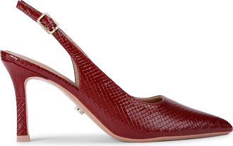 Carvela Womens Corletta Sling Court Heels - Red - Size UK 9