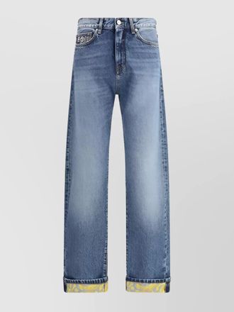 Versace denim straight-leg jeans