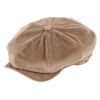 Wigens Mens Brisbane Moss Corduroy Retro Newsboy Cap in Camel at Nordstrom, Size 60