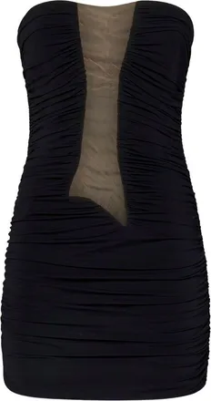 Nensi Dojaka Womens Mini Dress Black Viscose