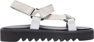 Scarosso Wooster V Sandalen - Heren - Sandalen - Wit - 43 EU - Leer - Schoenen
