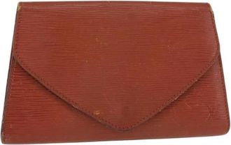 Louis Vuitton Pre-owned Vintage Portemonnee - Dames - Vintage Accessoires - Bruin - ONE Size - Leer - Vintage