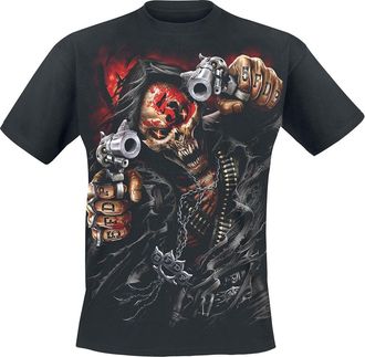Five Finger Death Punch Spiral - 5Fdp - Assassin - T-Shirt Black - 4XL