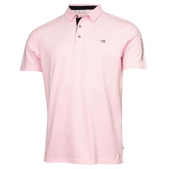Calvin Klein Mens Campus Coastal Polo Shirt - Baby Pink - XXXXXL