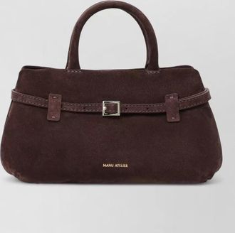 Manu Atelier cylinder shoulder bag
