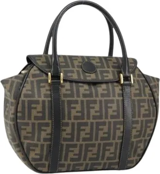 Fendi Pre-owned Handbags, female, Brown, Size: ONE SIZE Pre-owned Plastic Handbag