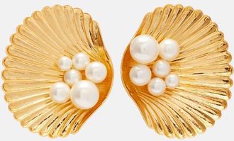 Jennifer Behr Orecchini Maricela bagnati in oro