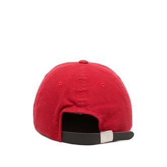 Low Classic LW267HA01 Cotton Baseball Cap - Red