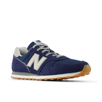 New Balance Sneaker NEW BALANCE 373, Herren, Gr. 40,5, blau (nb navy), Leder, Synthetik, Schuhe Sneaker