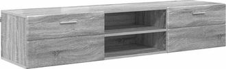vidaXL TV Cabinet Grey sonoma 150 x 39 x 30 cm Engineered wood vidaXL