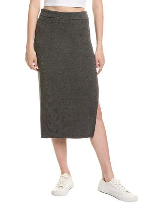 Barefoot Dreams Cozychic Ultra Lite Ribbed Midi Skirt