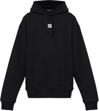 Balmain The Hoodie - Heren - Hoodies - Blauw - XL - Katoen - Hoodies & sweatvesten