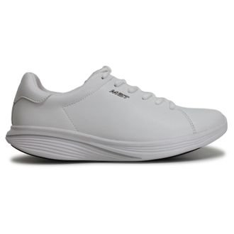 Mbt Kuni Synthetic Leather Mens Fashion Trainers - White - Size:UK 10.5