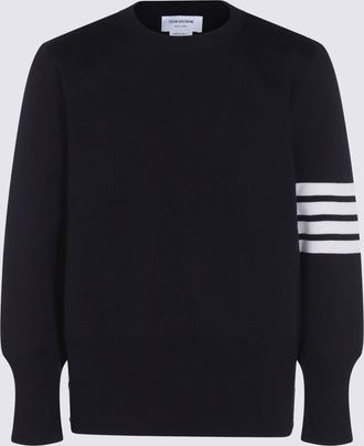 Thom Browne Sweaters Blue And Green-Uomo