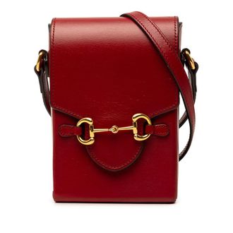 Gucci Pre-owned Gucci Mini Calfskin Horsebit 1955 Crossbody Ladies CM3CKE39Z7OWA1EF