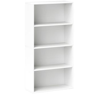 HOMCOM Librer&iacute;a 60x24x115.5 cm blanco
