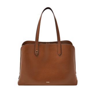 Fossil Womens Wren Leather Tote