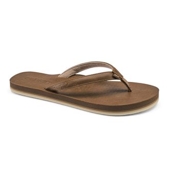 Cobian Womens Kona Synthetic Leather Strap Flip-Flop Sandals, Tan, 4 UK