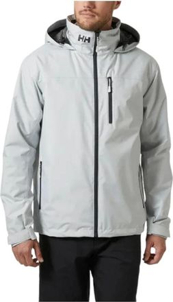 Helly Hansen Light Jackets, male, Gray, Size: 2XL Hooded Midlayer Jacket for All Weather