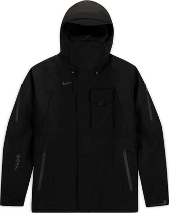 Nike x Travis Scott Solid Color Logo Cargo Hooded Jacket Asia Sizing Black DM1276-010