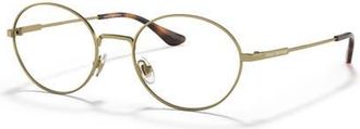 Brooks Brothers 52mm Oval optical glasses in Gold at Nordstrom
