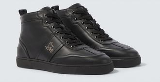 Christian Louboutin Retero leather high-top sneakers