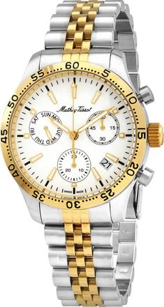 Mathey-Tissot Mathey II Quartz Crystal White Dial Ladies Watch H1822CHBI