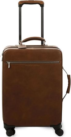 Brunello Cucinelli Valigia con lavorazione in rilievo - Marrone