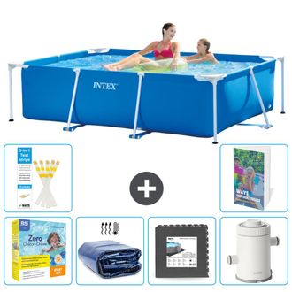 Intex Piscina Con Estructura Rectangular - 220x150x60 Cm - 7-piezas S111