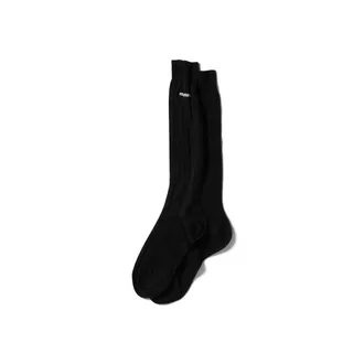 Miu Miu Silk Socks, Woman, Black, Size III