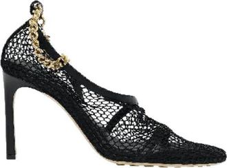 Bottega Veneta Chain-Trimmed 100Mm Mesh Sandals