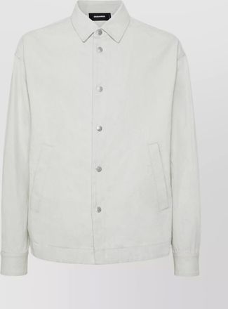 Dsquared2 straight hem side slit pockets jacket