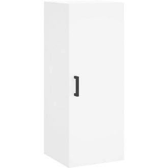 vidaXL Armario de pared blanco 34,5x34x90 cm Vidaxl