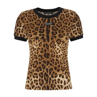Dolce & Gabbana Dames, Tops, Bruin, Maat: S
