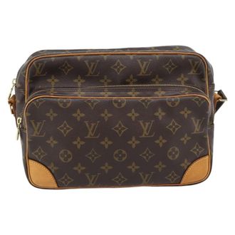 Louis Vuitton Nil Messenger Monogram Canvas Brown Canvas Handbag (Pre-Owned)