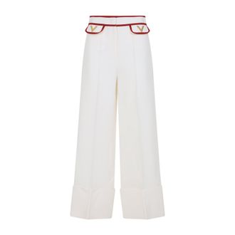 Valentino Regular & Straight Leg White