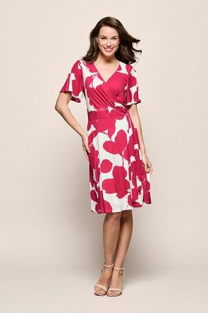 Mart Visser Regina Print Jurk Offwhite / Roze