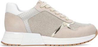 Liu Jo Metallic Kiss Sneakers All Over Logo - Dames - Sneakers - Roze - 39 EU - Schoenen